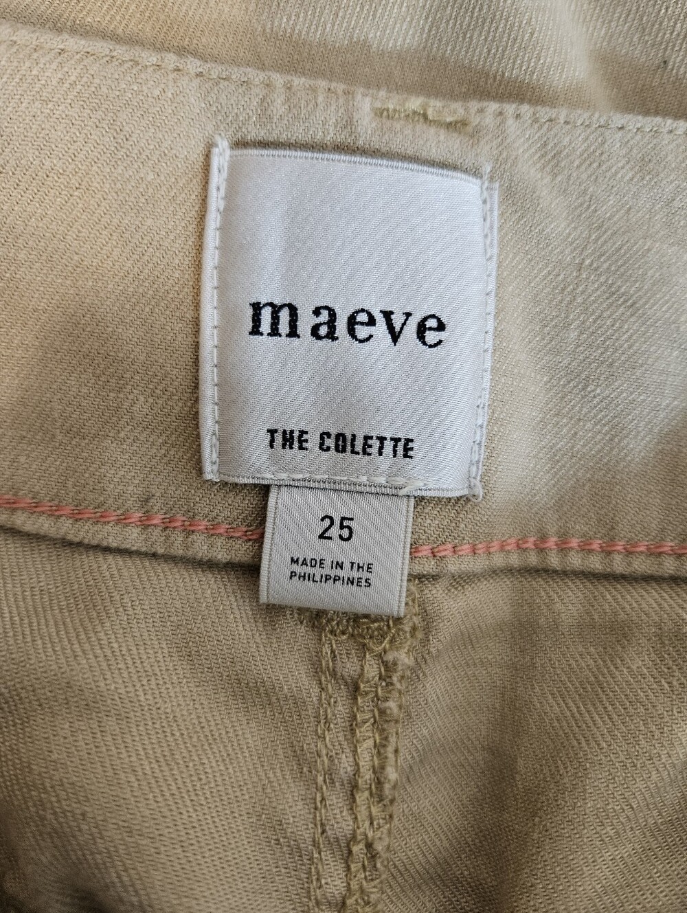Anthropologie Maeve Colette Pants 25 Linen Wide Leg Tan Cropped High Rise - Picture 11 of 15